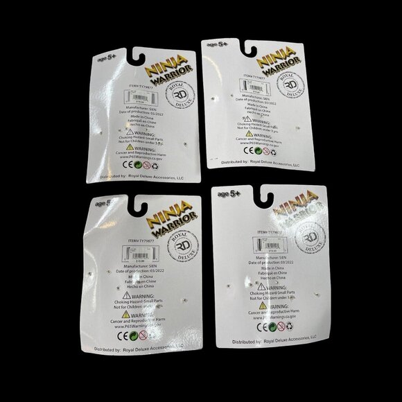 Royal Deluxe Ninja Play Set Kids Toy WithThrowing Stars Lot 4 New In Box - Picture 3 of 3